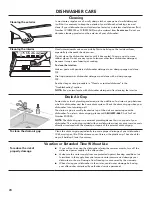 Preview for 20 page of Kenmore 665.1452 series Use & Care Manual