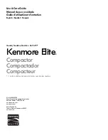 Предварительный просмотр 1 страницы Kenmore 665.1473 series Use & Care Manual