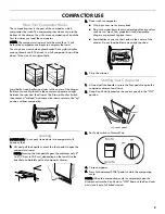 Предварительный просмотр 9 страницы Kenmore 665.1473 series Use & Care Manual