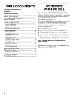 Preview for 2 page of Kenmore 665.15682 Use & Care Manual