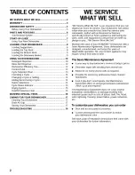 Preview for 2 page of Kenmore 665.15702 Use & Care Manual