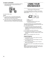 Preview for 10 page of Kenmore 665.15702 Use & Care Manual