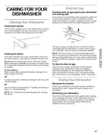 Preview for 17 page of Kenmore 665.15702 Use & Care Manual