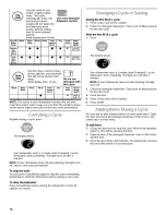 Preview for 14 page of Kenmore 665.15922 Use & Care Manual