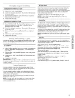 Preview for 13 page of Kenmore 665.1601 Use & Care Manual