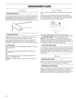 Preview for 16 page of Kenmore 665.1601 Use & Care Manual