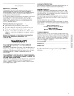 Preview for 3 page of Kenmore 665.1633 Series Use & Care Manual