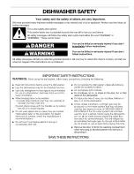 Preview for 4 page of Kenmore 665.1633 Series Use & Care Manual