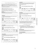 Preview for 11 page of Kenmore 665.1633 Series Use & Care Manual