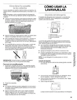 Предварительный просмотр 29 страницы Kenmore 665.1636 Use & Care Manual