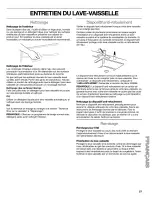 Preview for 57 page of Kenmore 665.1648 Series Use & Care Manual