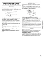 Preview for 19 page of Kenmore 665.16532 Use & Care Manual