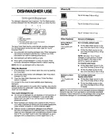 Preview for 10 page of Kenmore 665.16652 Use & Care Manual