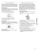 Preview for 13 page of Kenmore 665.16982 Use & Care Manual