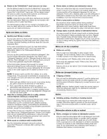 Preview for 21 page of Kenmore 665.1727 Use And Care Manual