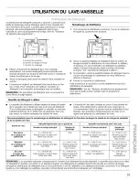 Preview for 57 page of Kenmore 665.1727 Use And Care Manual