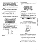 Preview for 9 page of Kenmore 665.1735 Use & Care Manual