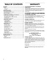 Preview for 2 page of Kenmore 665.17459 Use & Care Manual