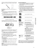 Preview for 11 page of Kenmore 665.17459 Use & Care Manual