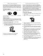 Preview for 12 page of Kenmore 665.17459 Use & Care Manual