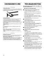 Preview for 16 page of Kenmore 665.17459 Use & Care Manual