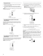 Preview for 8 page of Kenmore 665.1766 Series Use And Care Manual