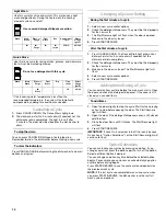 Preview for 14 page of Kenmore 665.1771 Series Use And Care Manual