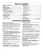 Preview for 2 page of Kenmore 665.1772 Series Use & Care Manual