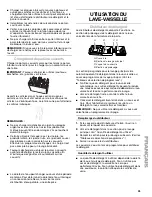 Preview for 43 page of Kenmore 665.1772 Series Use & Care Manual