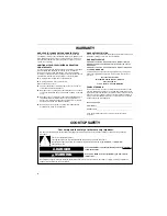 Preview for 4 page of Kenmore 665.44082 Use & Care Manual