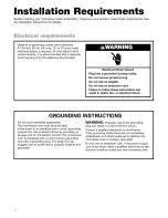 Preview for 6 page of Kenmore 665.60601 Use & Care Manual