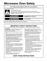 Preview for 4 page of Kenmore 665.60629 Use & Care Manual