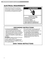 Preview for 6 page of Kenmore 665.60629 Use & Care Manual