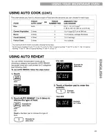 Preview for 23 page of Kenmore 665.60629 Use & Care Manual