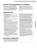 Preview for 9 page of Kenmore 665.61609 Use And Care Manual