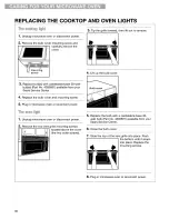 Preview for 30 page of Kenmore 665.61609 Use And Care Manual