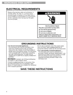 Preview for 6 page of Kenmore 665.61612 Use & Care Manual