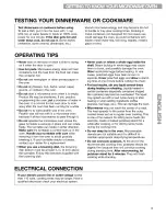 Preview for 9 page of Kenmore 665.61612 Use & Care Manual