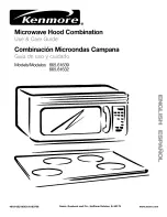 Предварительный просмотр 1 страницы Kenmore 665.61632 Use & Care Manual