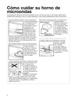 Предварительный просмотр 74 страницы Kenmore 665.61683 Use And Care Manual