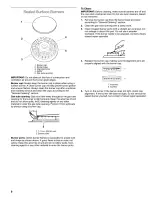 Предварительный просмотр 8 страницы Kenmore 665.7213 Series Use & Care Manual