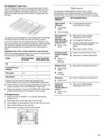 Предварительный просмотр 13 страницы Kenmore 665.7213 Series Use & Care Manual