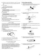 Предварительный просмотр 23 страницы Kenmore 665.7213 Series Use & Care Manual