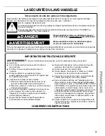 Preview for 21 page of Kenmore 665.7441 Series Use & Care Manual