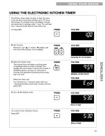 Предварительный просмотр 13 страницы Kenmore 665.75775 Use & Care Manual