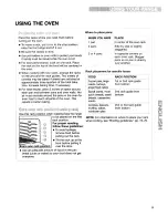 Preview for 9 page of Kenmore 665.75801 Use & Care Manual