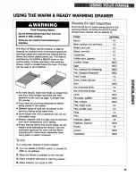 Предварительный просмотр 25 страницы Kenmore 665.75837 Use And Care Manual