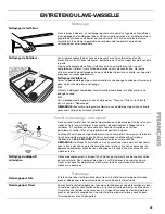 Preview for 43 page of Kenmore 665.7796 series Use & Care Manual