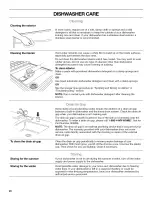 Preview for 20 page of Kenmore 665.7797 series Use & Care Manual