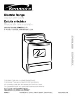 Предварительный просмотр 1 страницы Kenmore 665.9527 Series Use & Care Manual